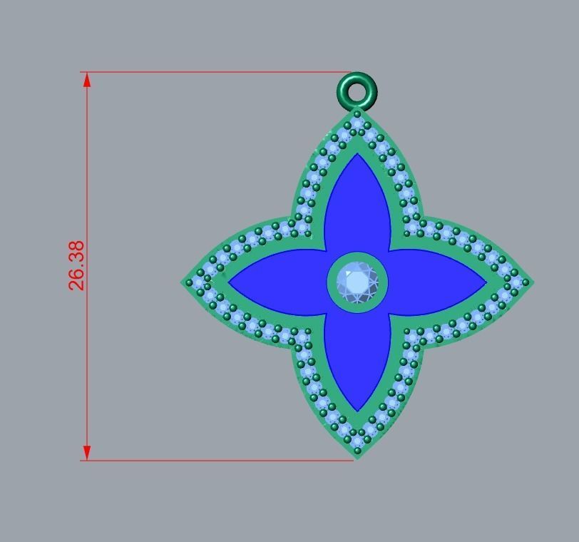 pendant 3D print model_6