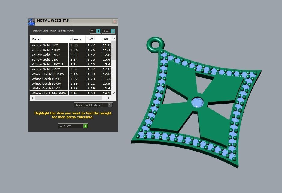 pendant 3D print model_5