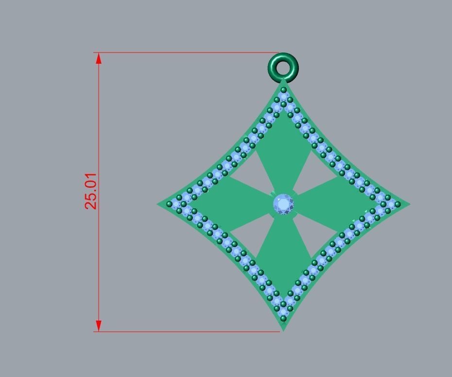 pendant 3D print model_6