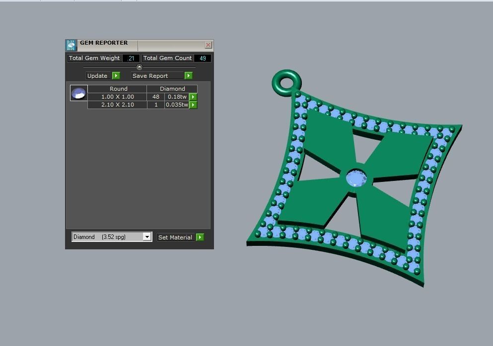 pendant 3D print model_4