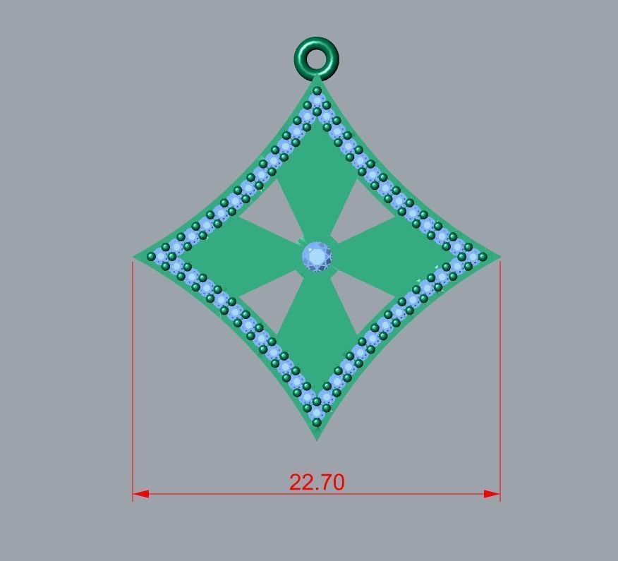 pendant 3D print model_7