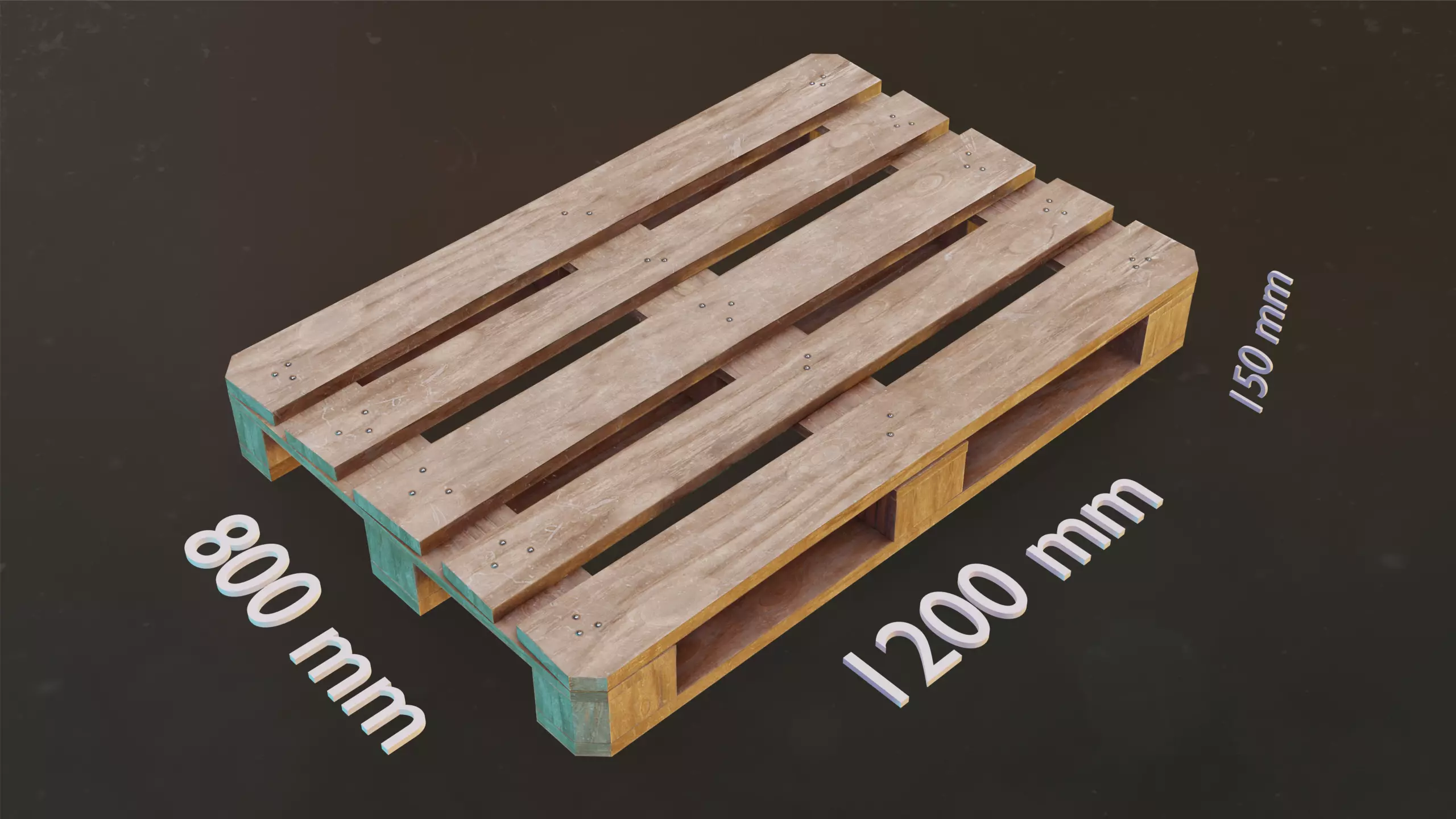 Pallet Free low-poly 3D model