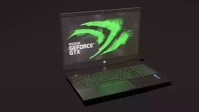 Hp Pavilion Gaming Model With Animation