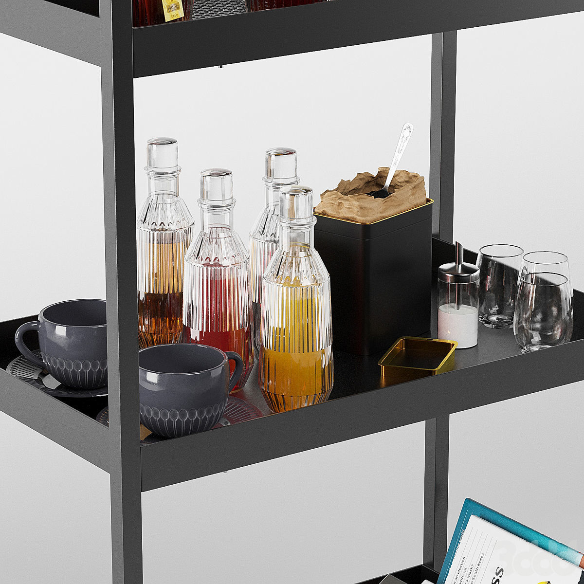 Ikea kitchen Rolling storage-3 3D model_2