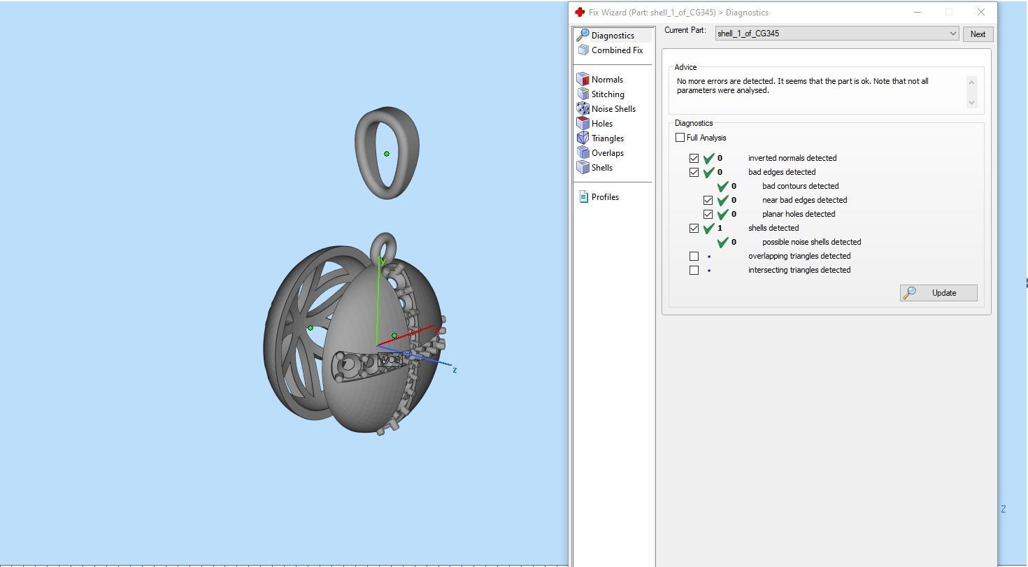 cross hollow pendant model 345 3D print model_13