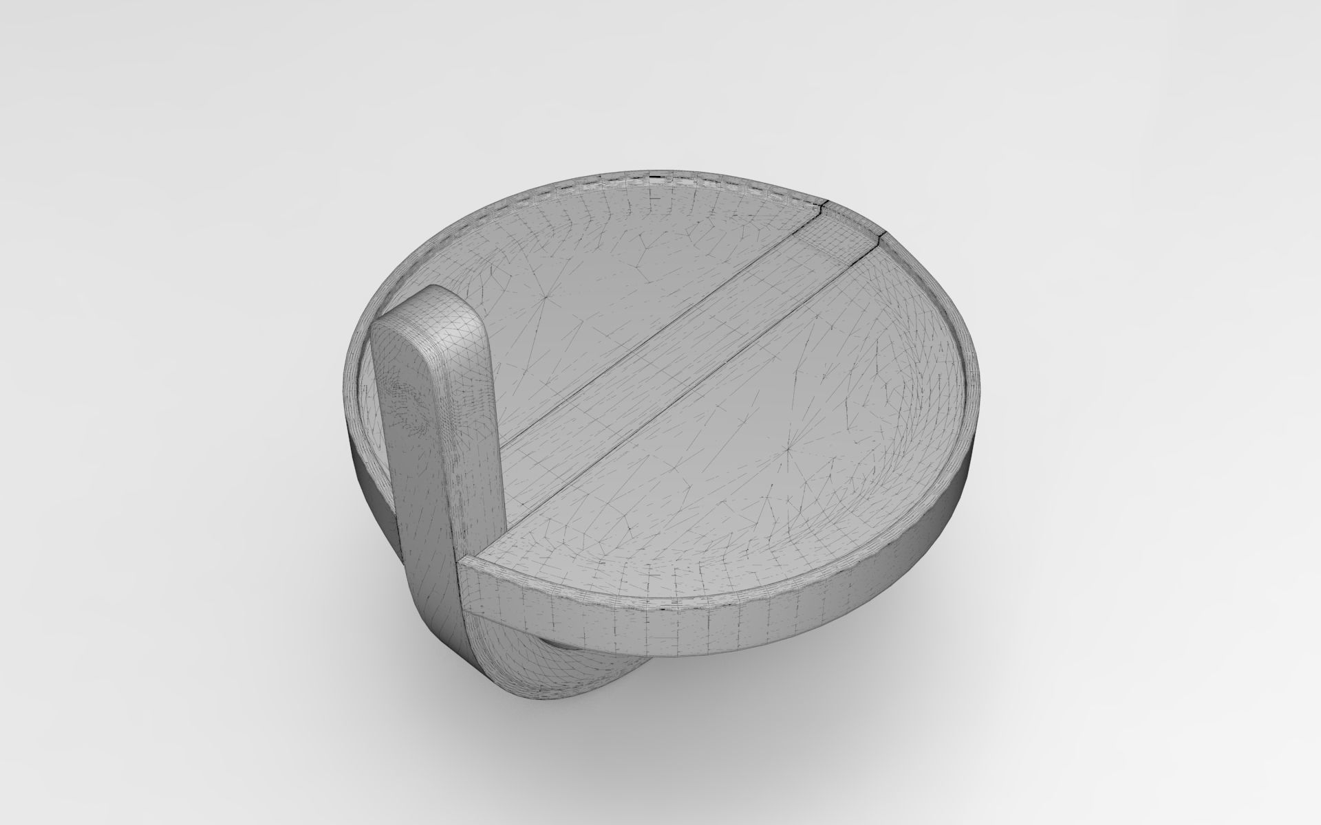 Soay Wall Shelve Low-poly 3D model_6