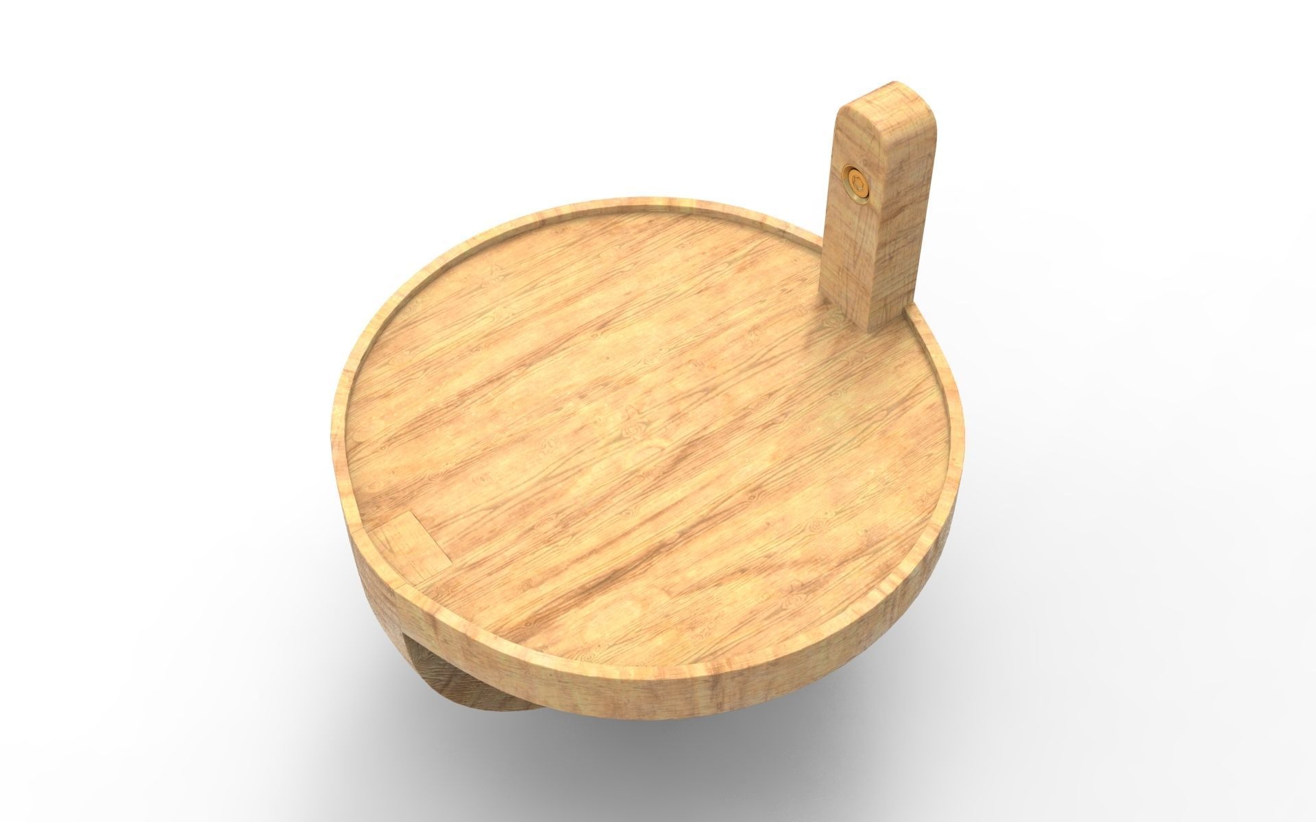 Soay Wall Shelve Low-poly 3D model_2