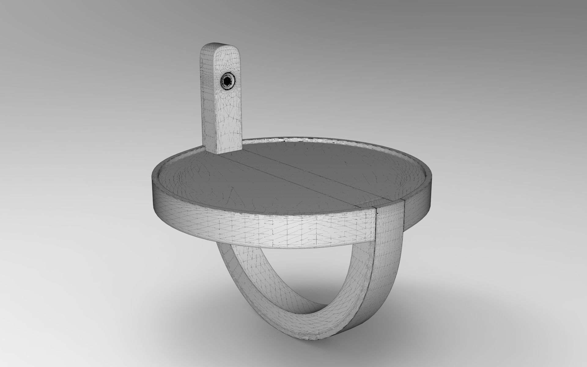 Soay Wall Shelve Low-poly 3D model_5