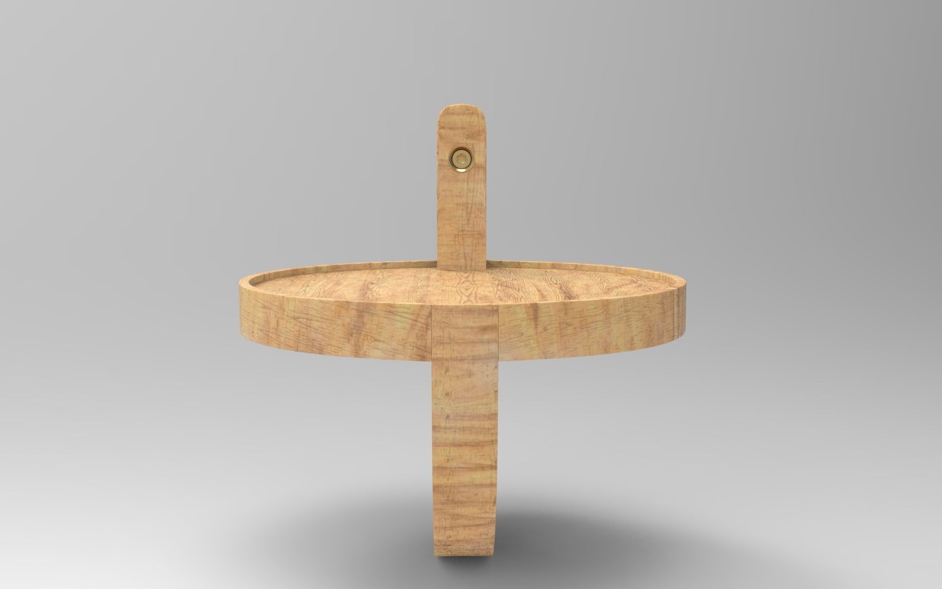 Soay Wall Shelve Low-poly 3D model_3