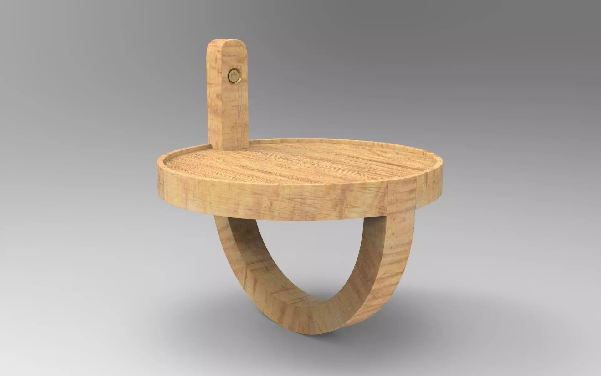 Soay Wall Shelve Low-poly 3D model_0