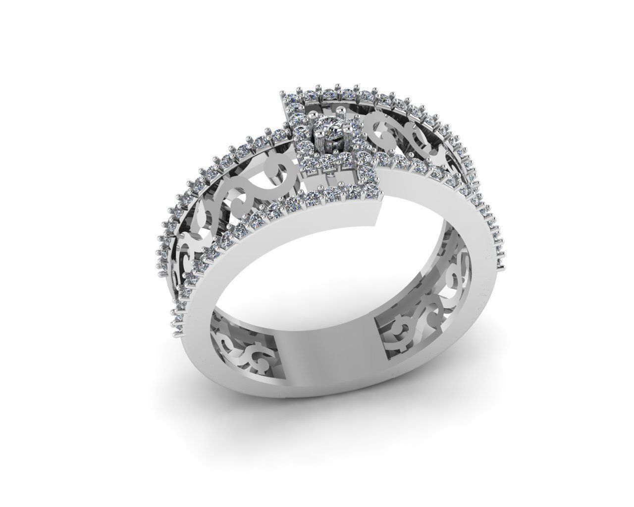 Rings 3D print model_1