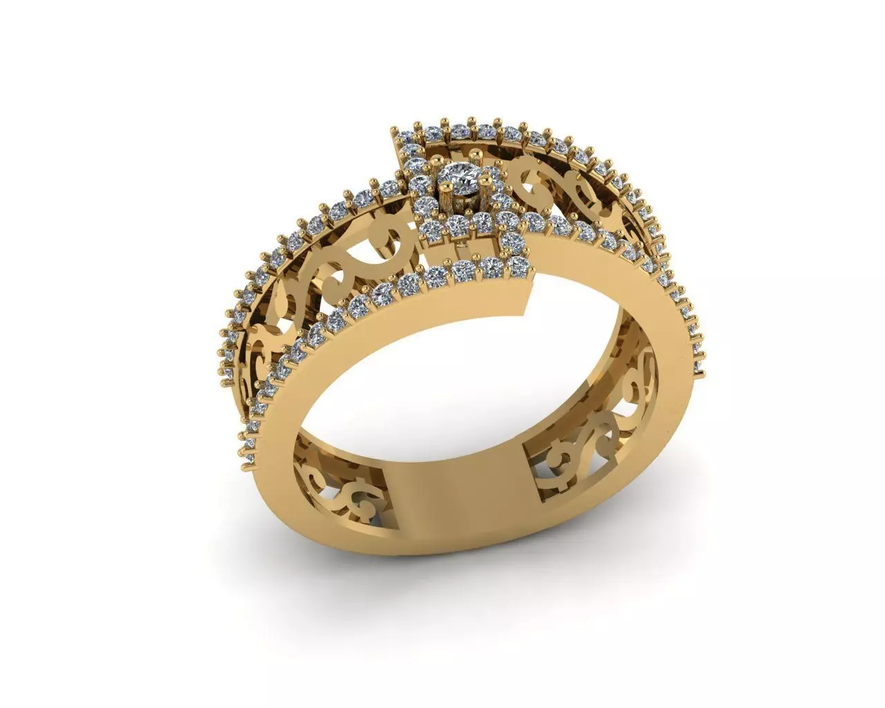 Rings 3D print model_0