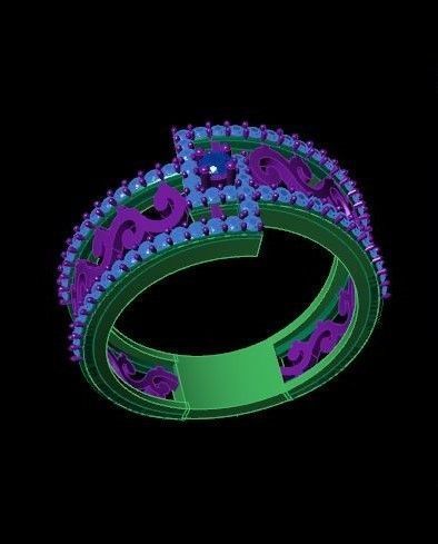 Rings 3D print model_2