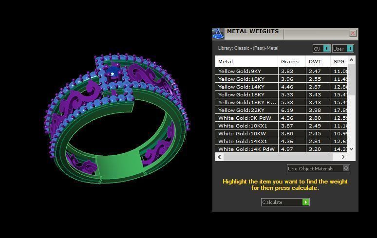 Rings 3D print model_4