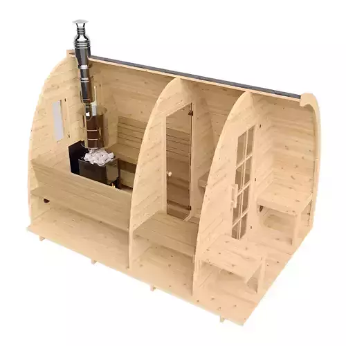 Iglu Sauna Double Room 3D model
