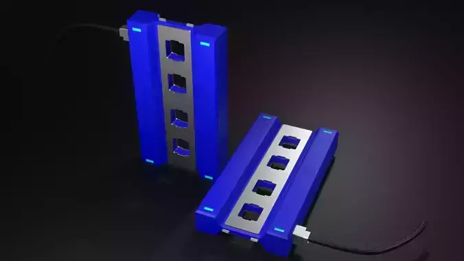 Sci fi hand held tool 3D model