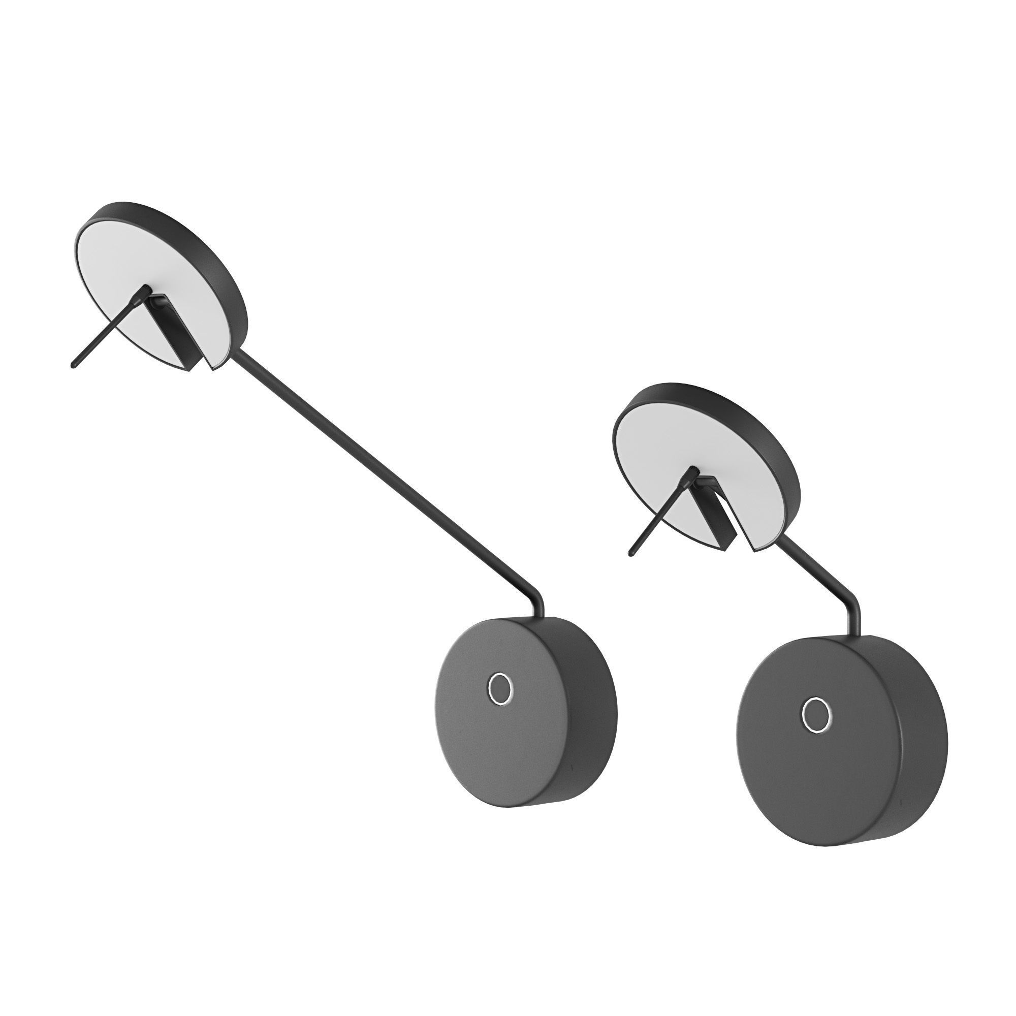 Invisible Wall Lamps LedsC4 set 01 3D model_1