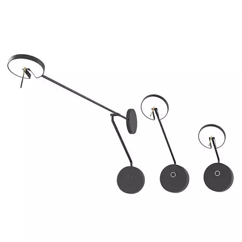 Invisible Wall Lamps LedsC4 set 01