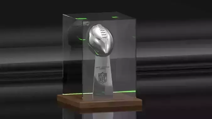 Vince Lombardi Trophy Super Bowl 3D print model