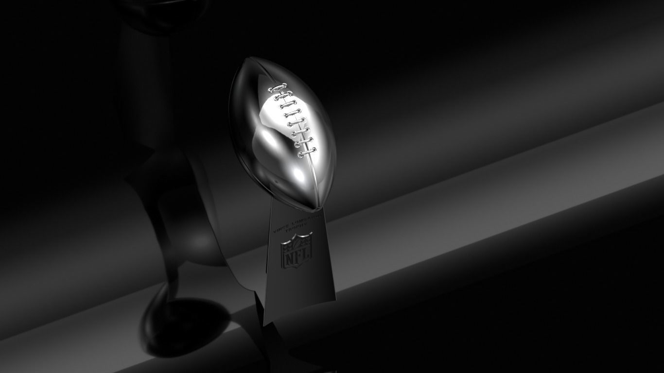 Vince Lombardi Trophy Super Bowl 3D print model_2