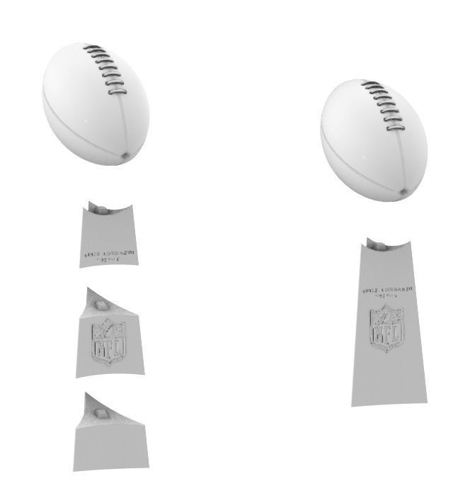 Vince Lombardi Trophy Super Bowl 3D print model_4