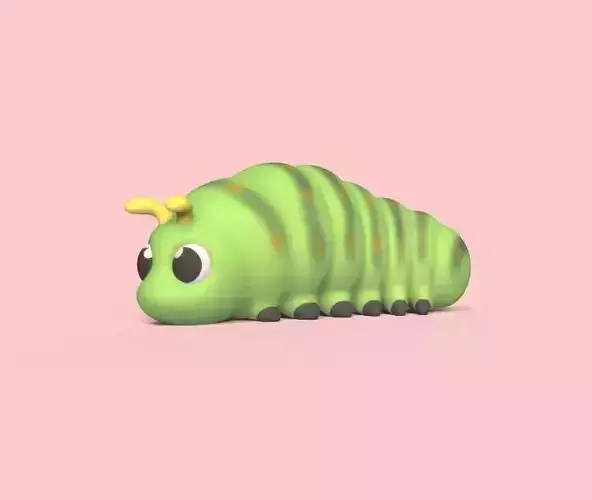 Little Caterpillar 3D print model