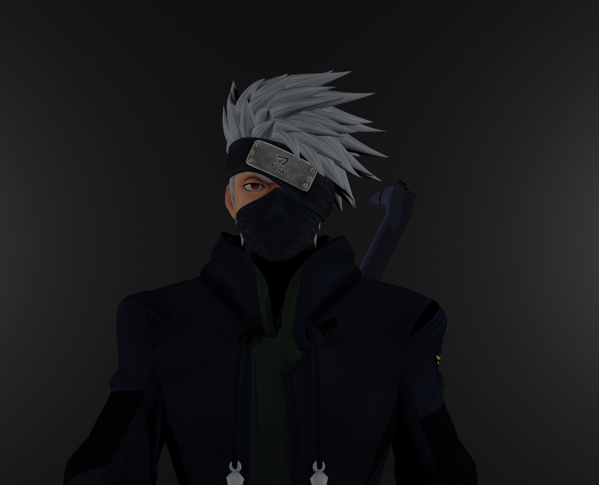 kakashi hataki 3D model_1