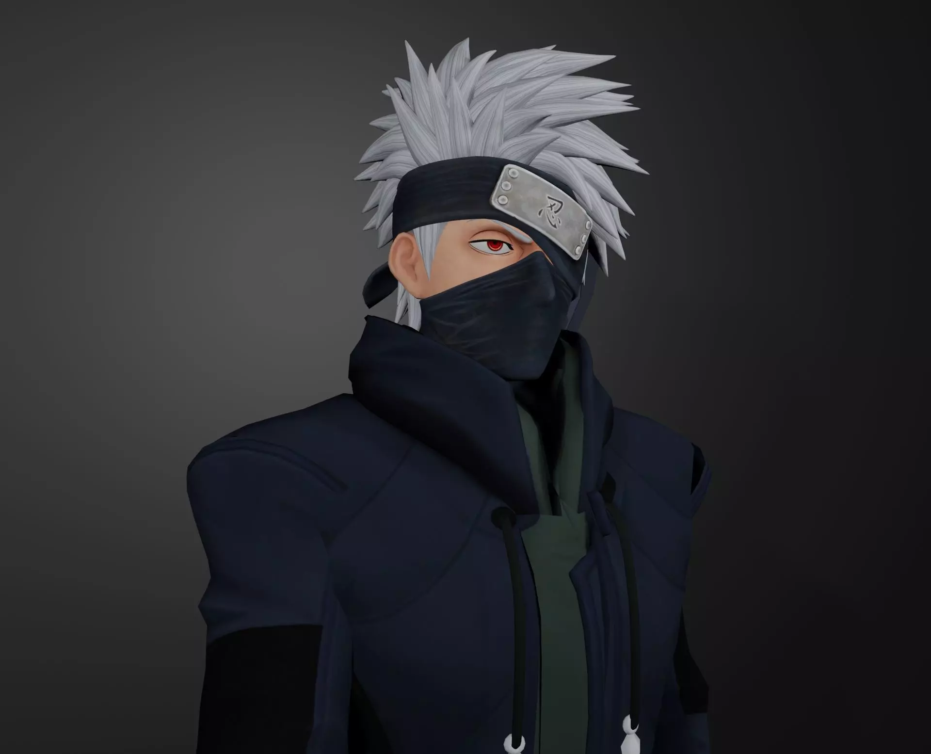 kakashi hataki 3D model_0