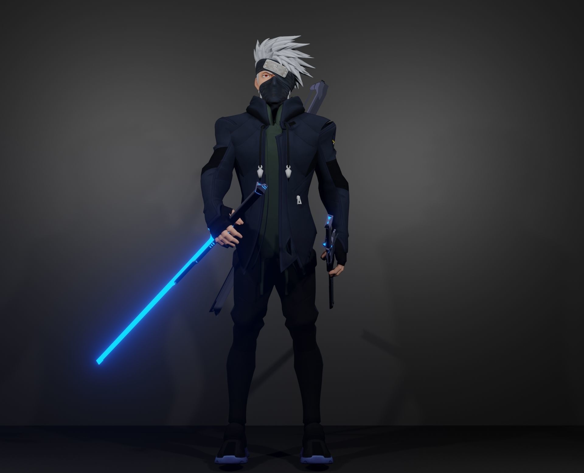 kakashi hataki 3D model_2