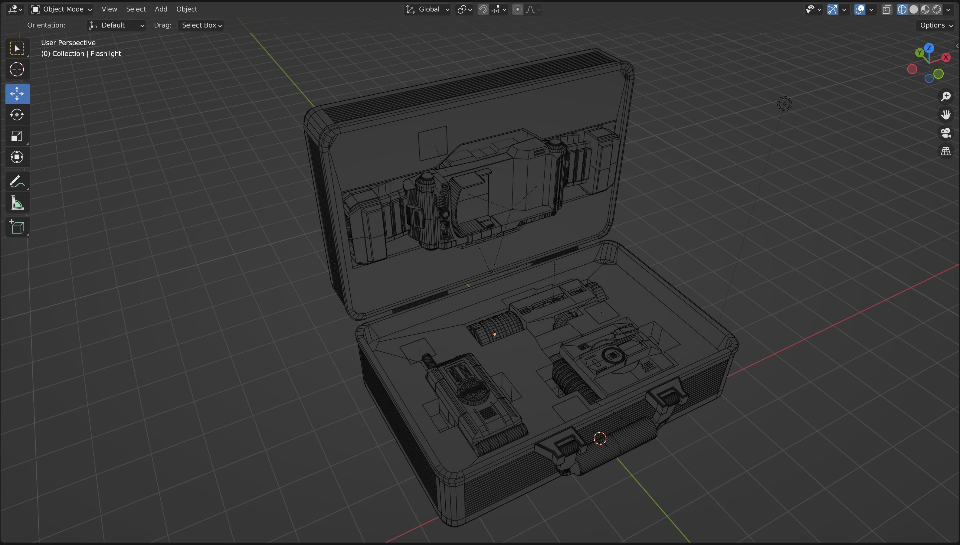 Faiz gear case 3D model_5