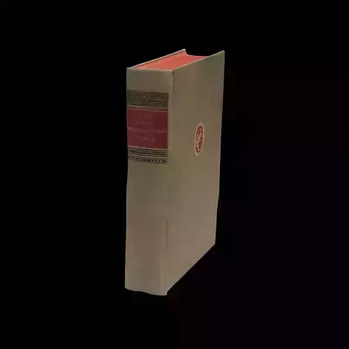 Photo Scan- Antique Book- The Illiad- Low poly 3D model