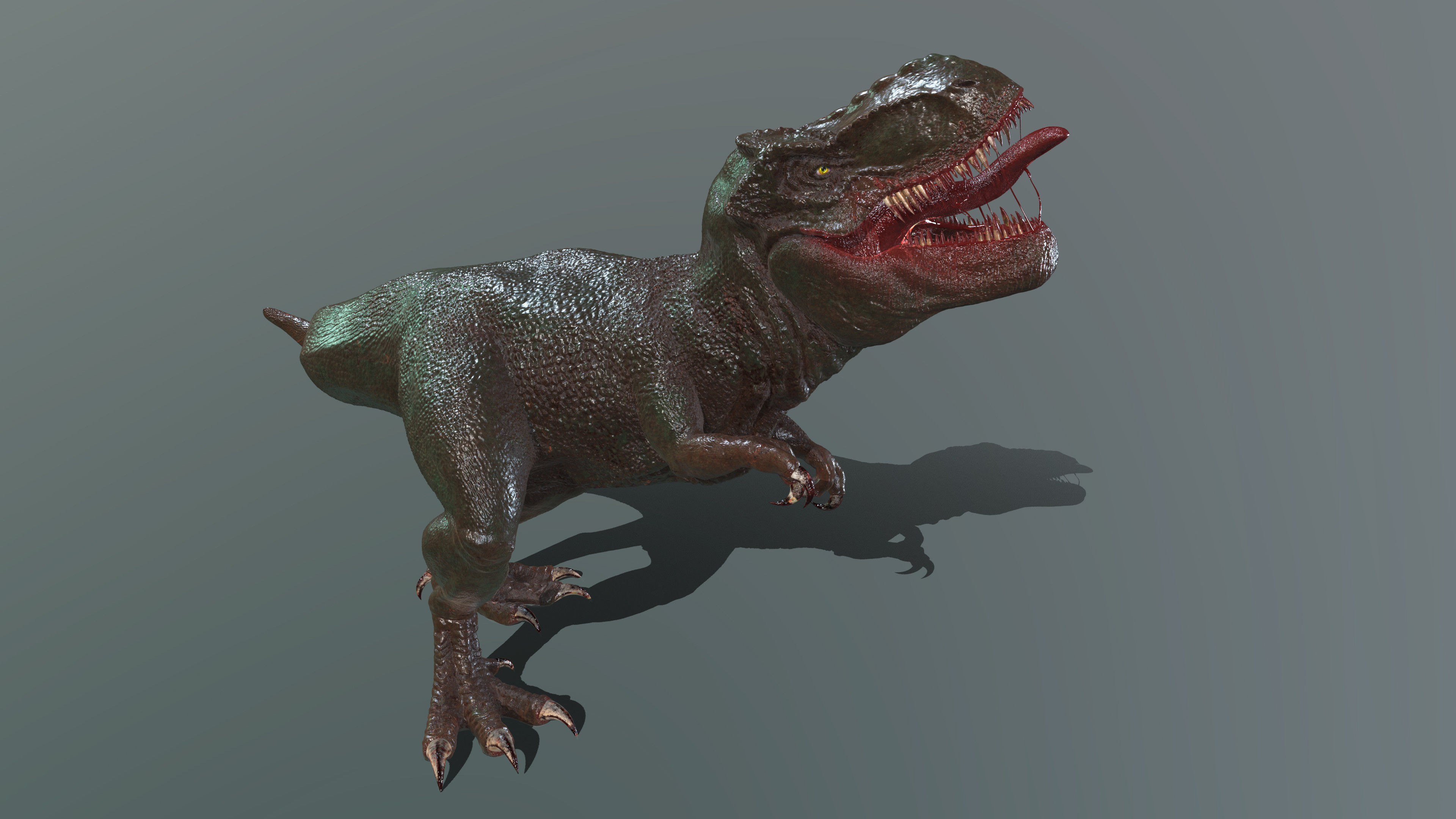 T-REX - TEC PRINTING 3D JURASSIC PARK  3D print model_14