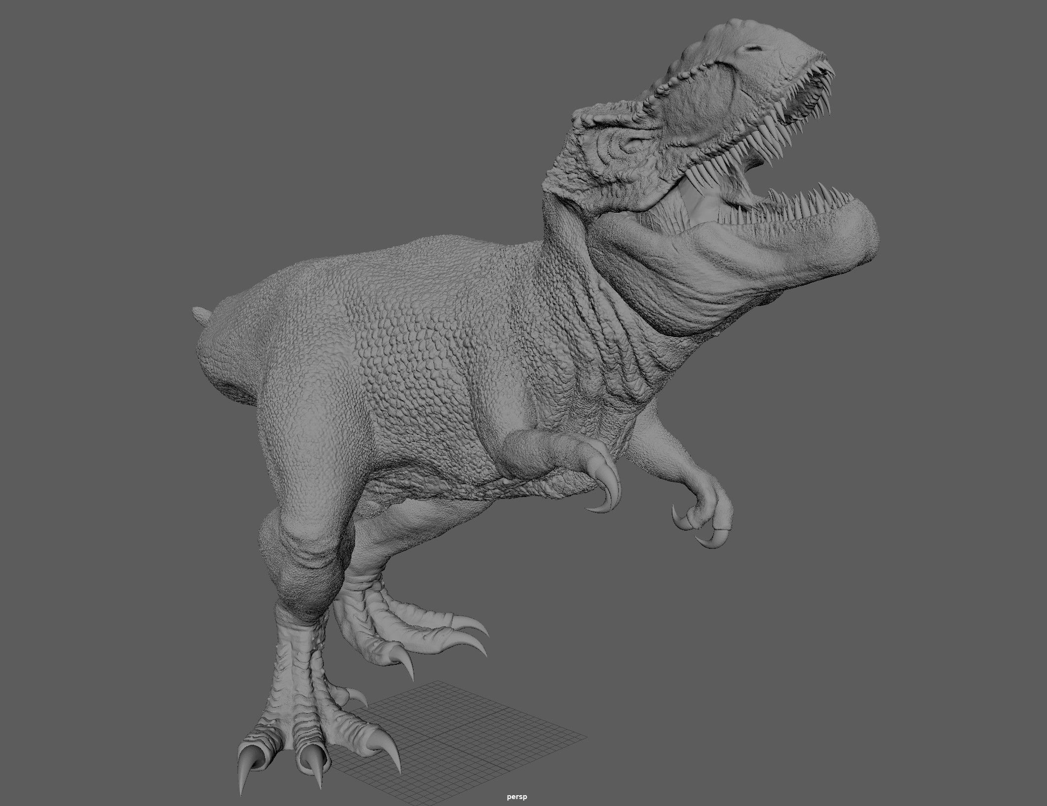 T-REX - TEC PRINTING 3D JURASSIC PARK  3D print model_19