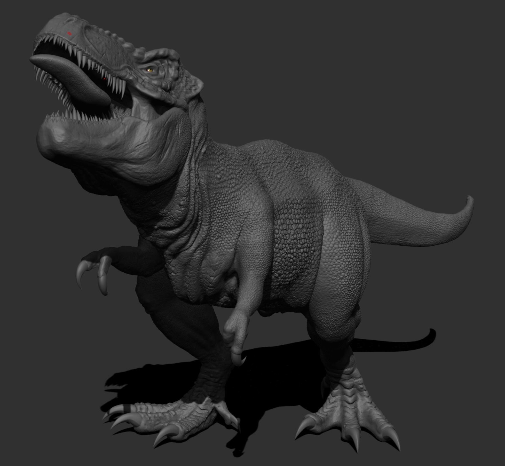 T-REX - TEC PRINTING 3D JURASSIC PARK  3D print model_8