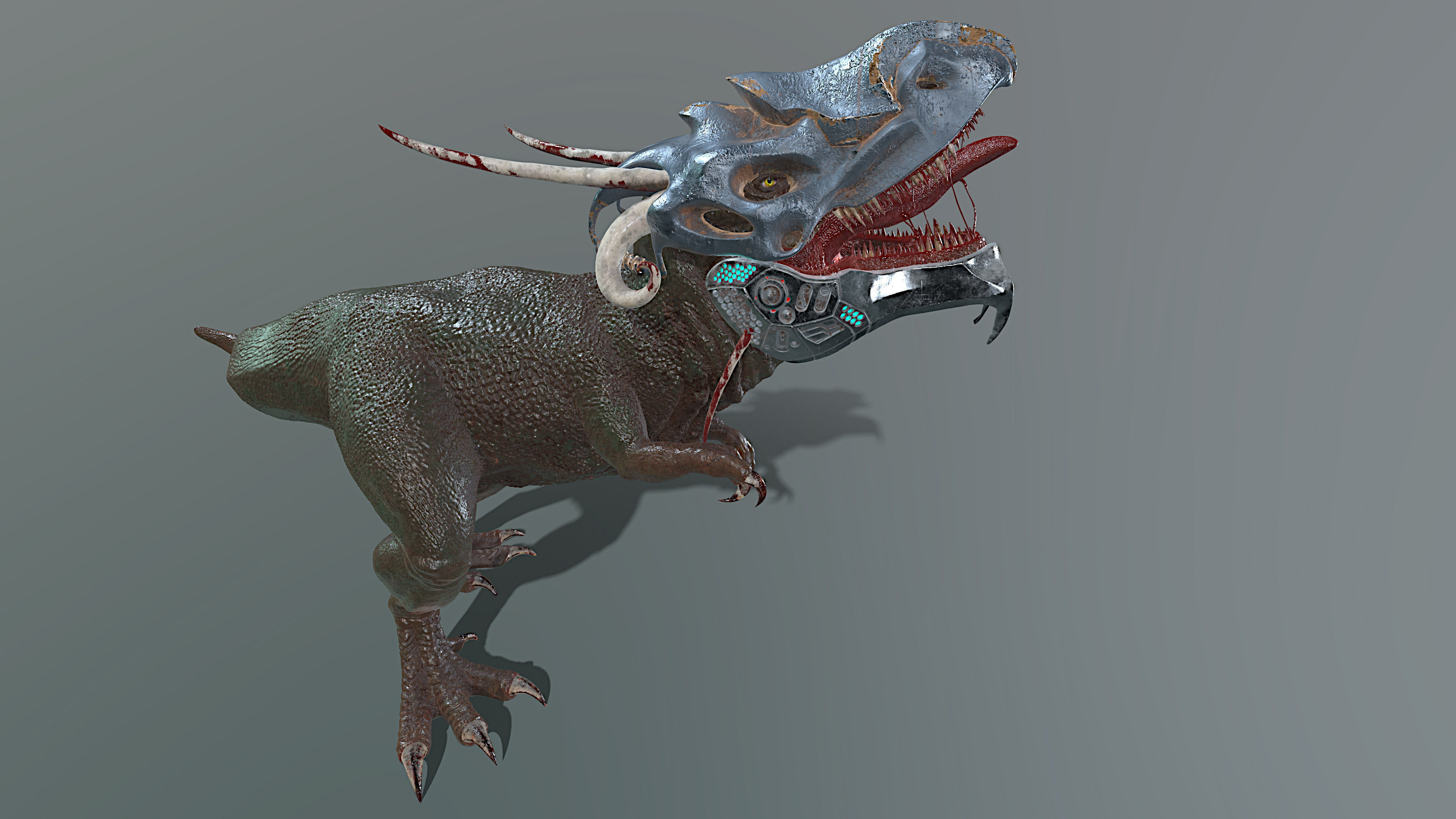 T-REX - TEC PRINTING 3D JURASSIC PARK  3D print model_17