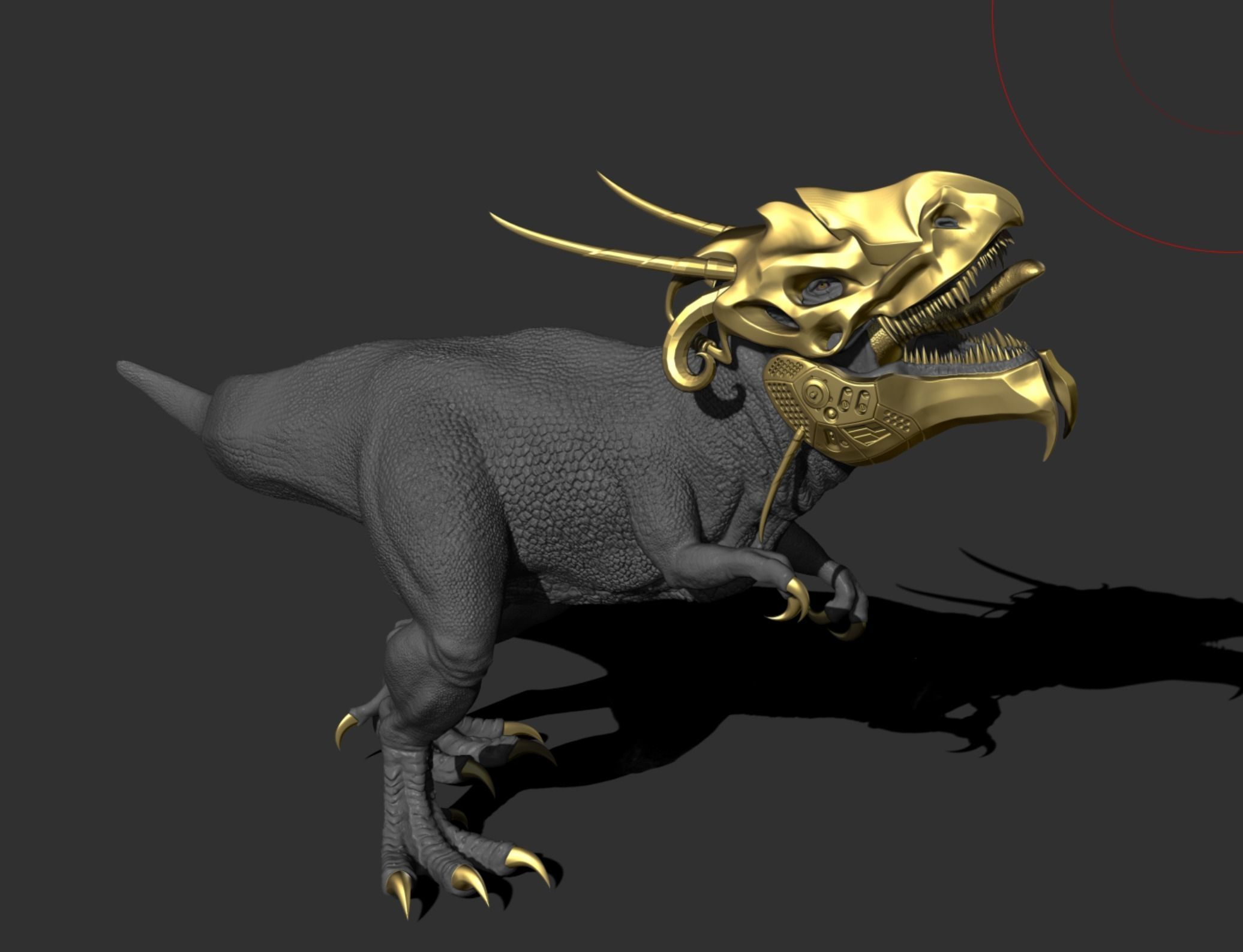 T-REX - TEC PRINTING 3D JURASSIC PARK  3D print model_10