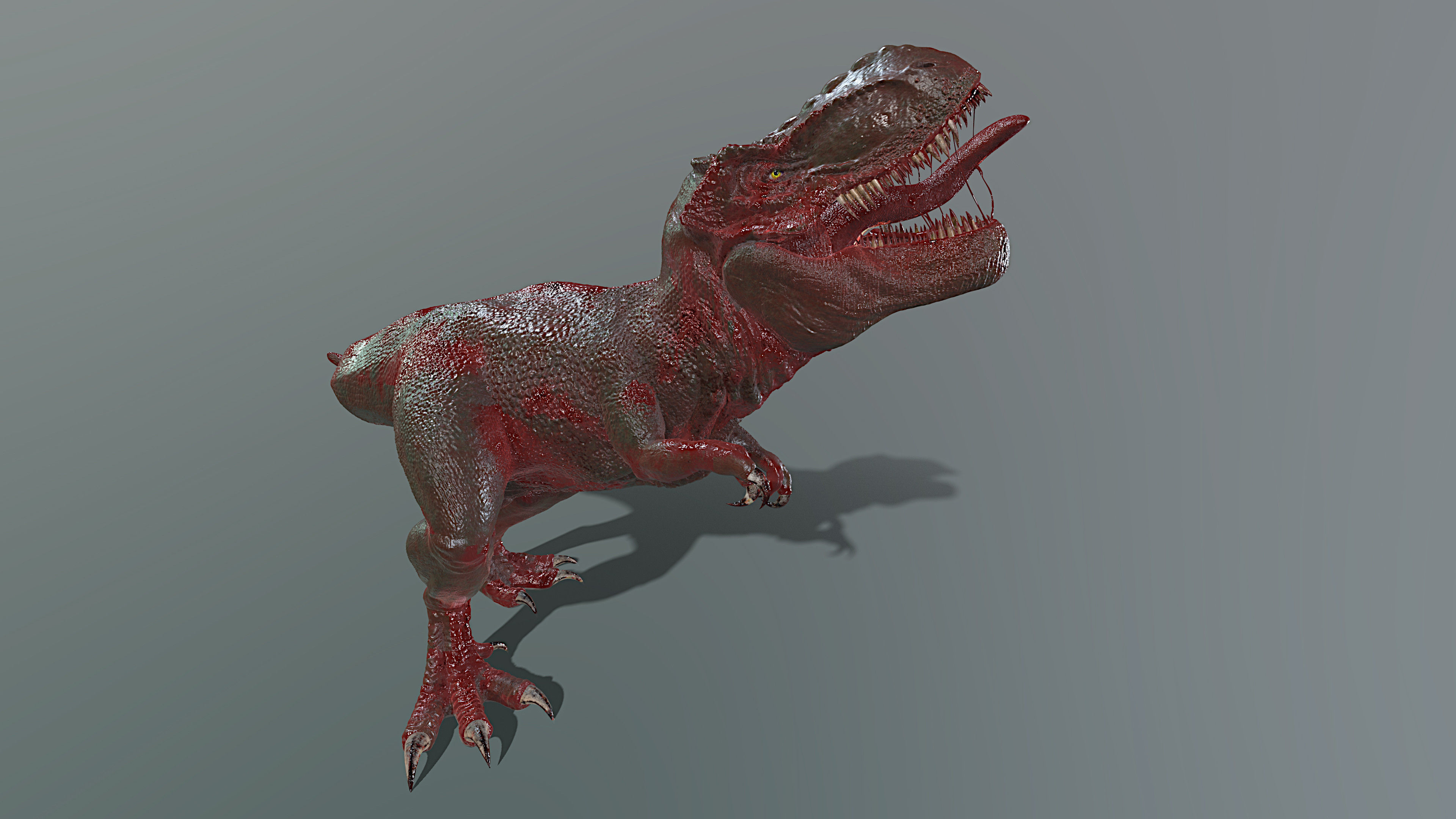 T-REX - TEC PRINTING 3D JURASSIC PARK  3D print model_13