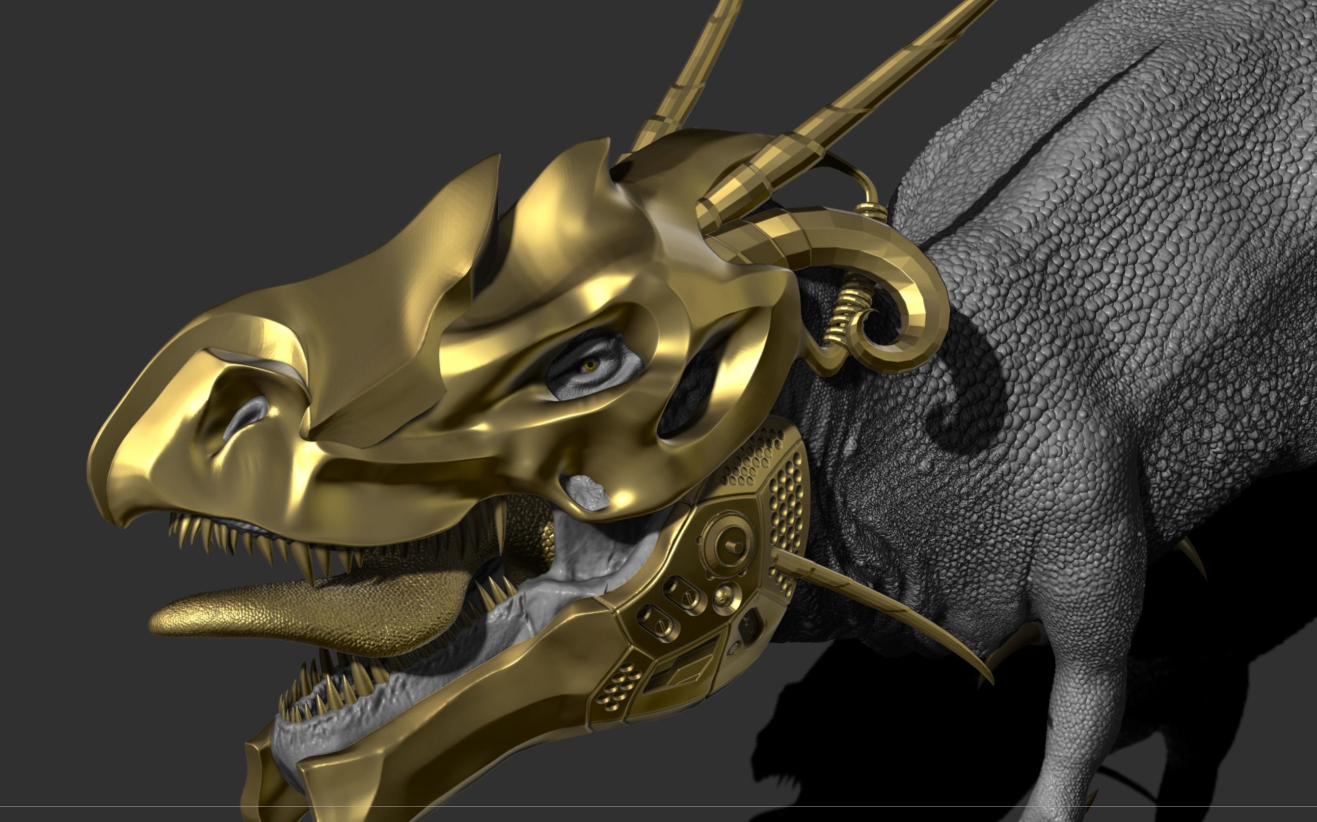 T-REX - TEC PRINTING 3D JURASSIC PARK  3D print model_9