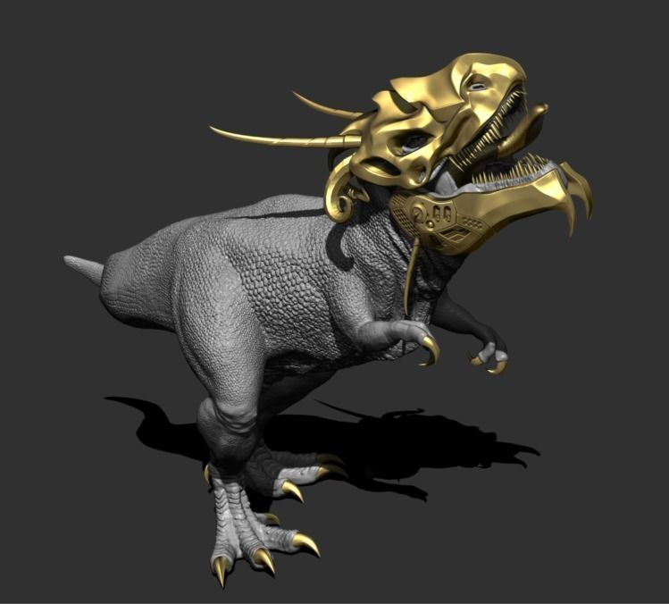 T-REX - TEC PRINTING 3D JURASSIC PARK  3D print model_7