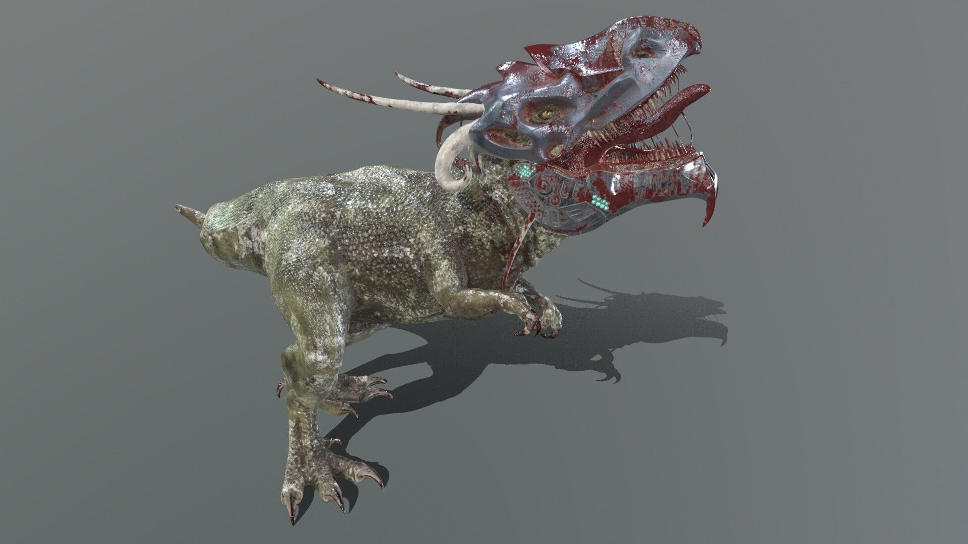 T-REX - TEC PRINTING 3D JURASSIC PARK  3D print model_16