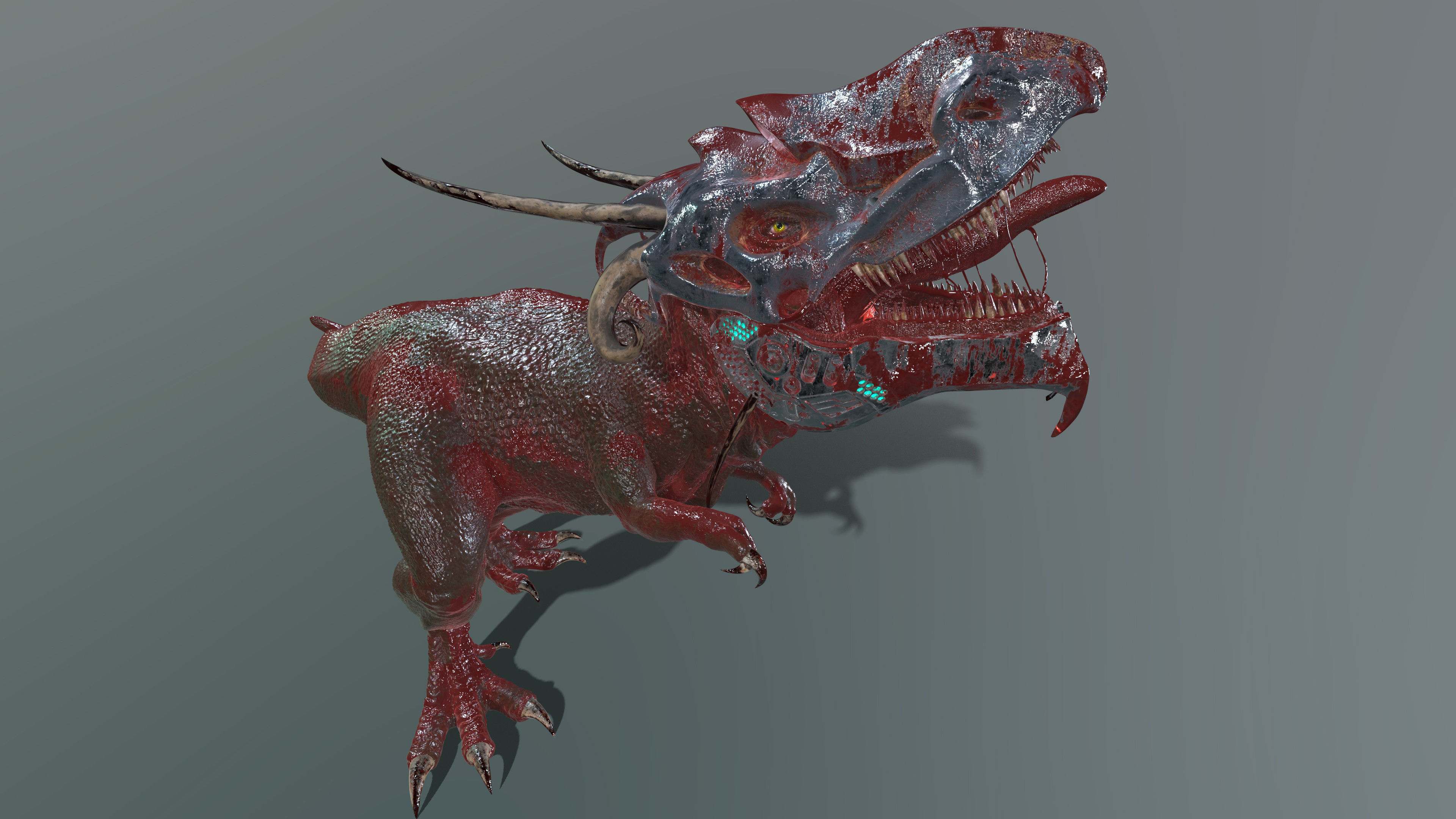 T-REX - TEC PRINTING 3D JURASSIC PARK  3D print model_12