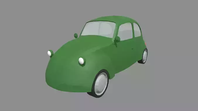 Low Poly Classic Car 01 Low-poly 3D model