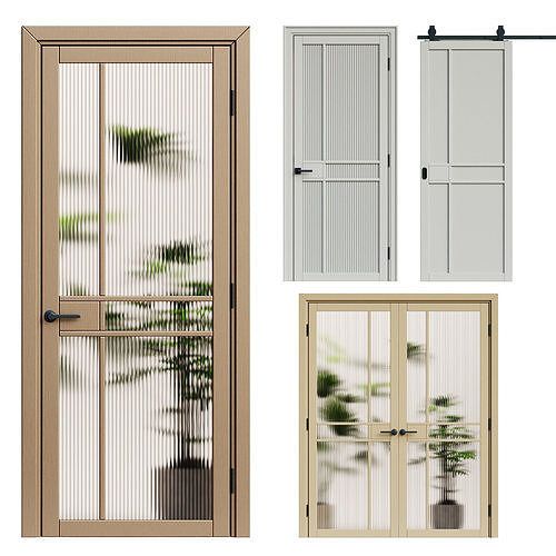 Interior door 004 3D model