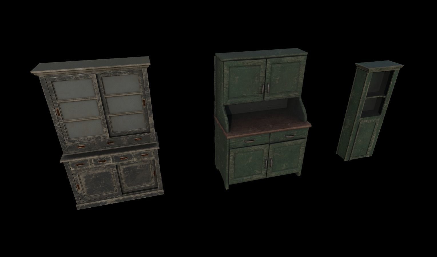 Kitchen Props pack Low-poly 3D model_9