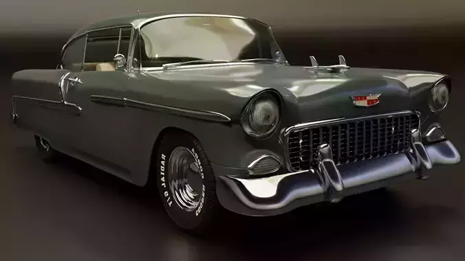 Classic Custom 50s Car 3D model