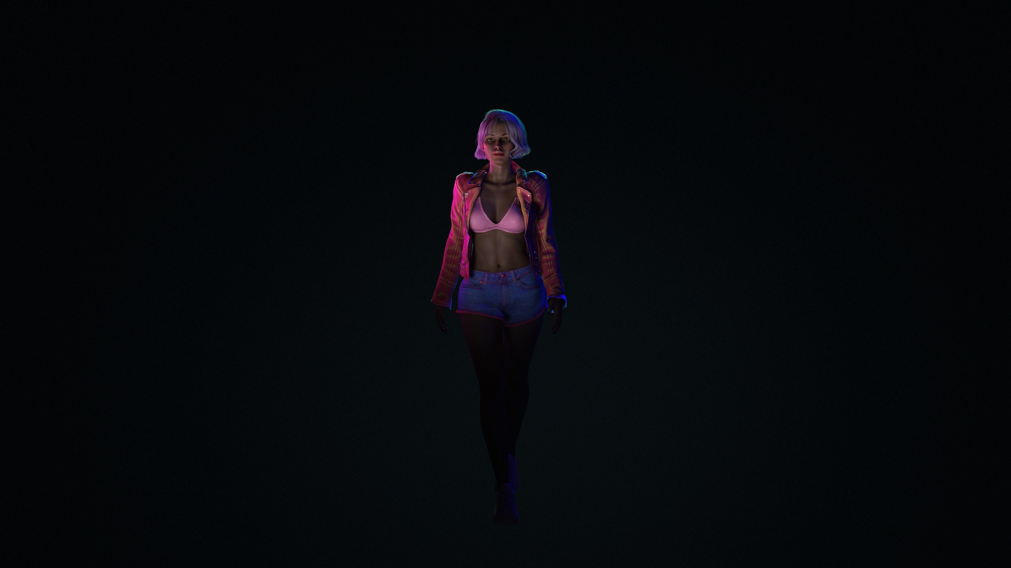 Miya-Female Character Low-poly 3D model_11