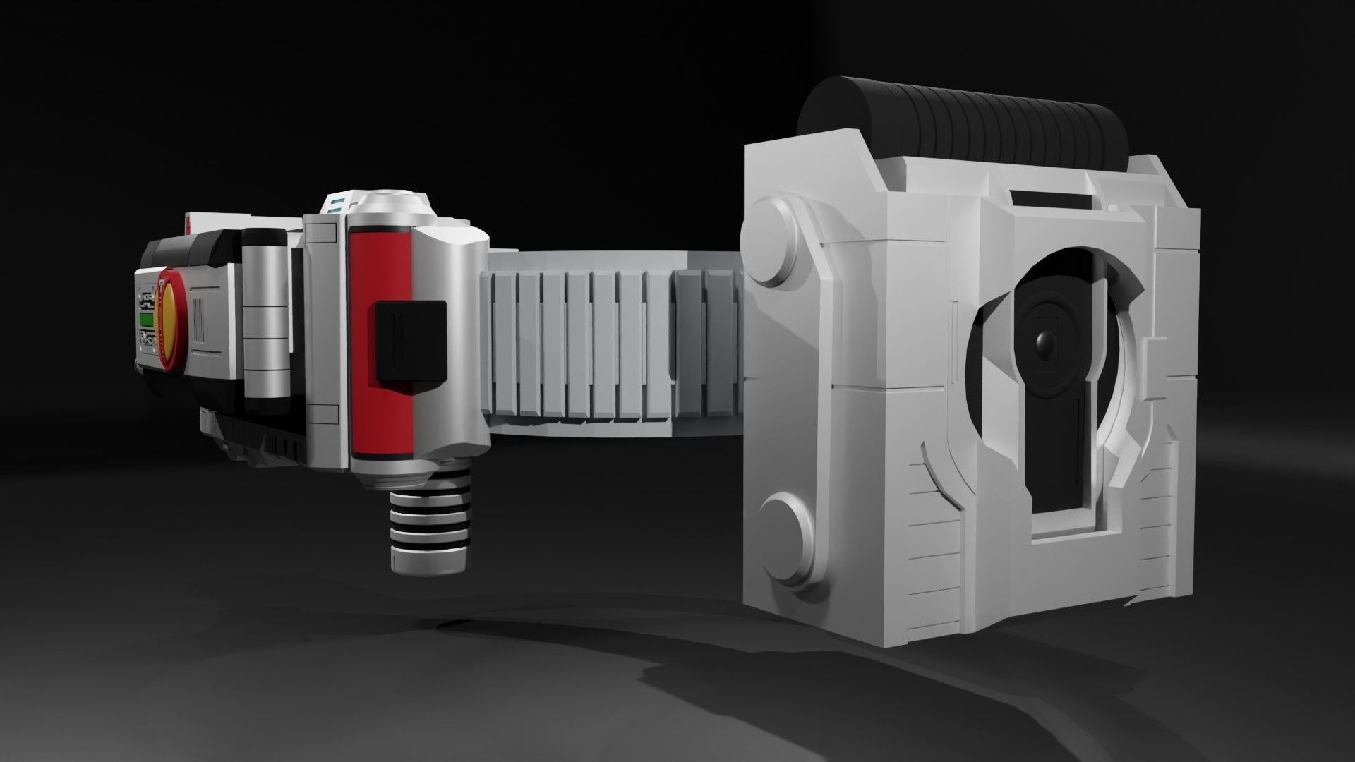 Faiz gear belt 3D model_2