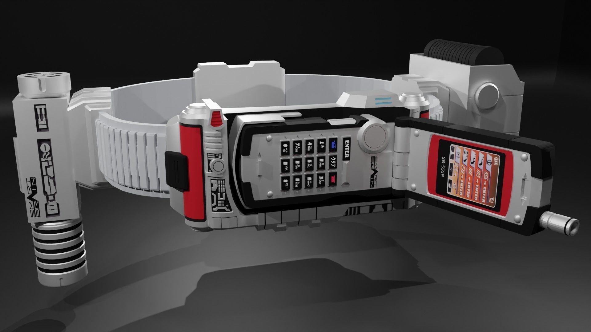 Faiz gear belt 3D model_4