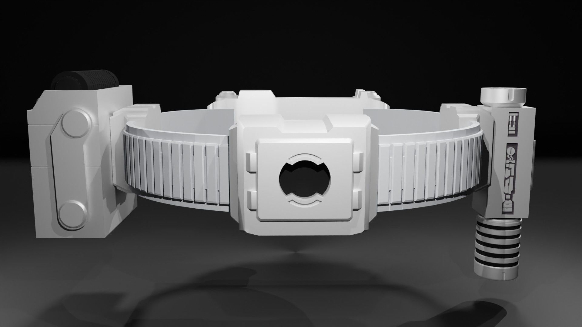 Faiz gear belt 3D model_3