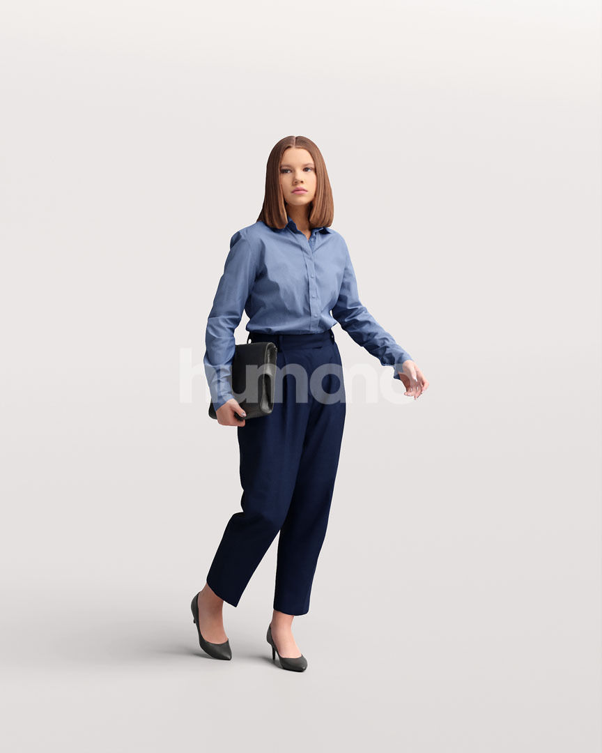 Humano 6 - Collection 2301 - PEOPLE FOR OFFICE - 6 x 3D models  3D model_3